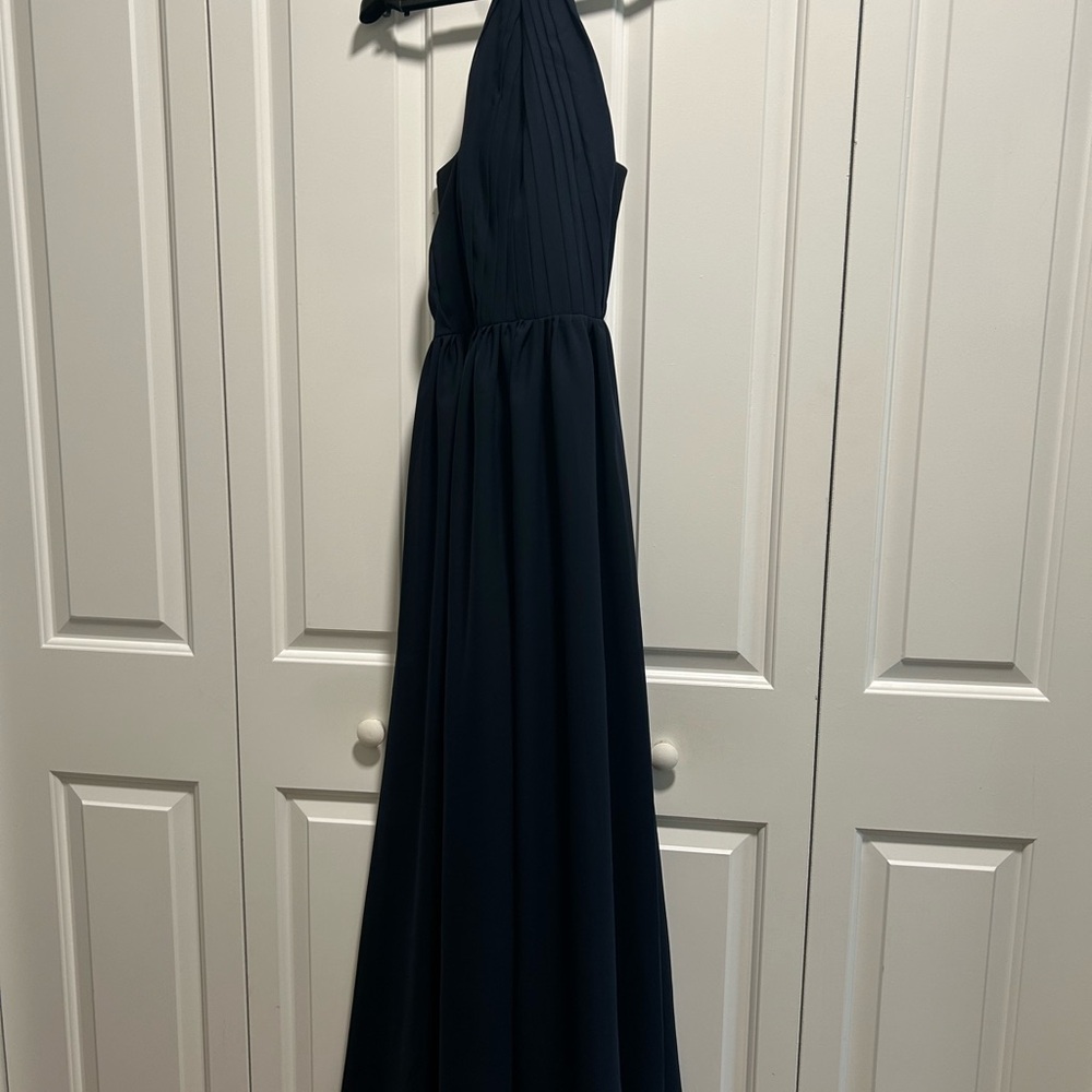 Elegant Black Halter Dress